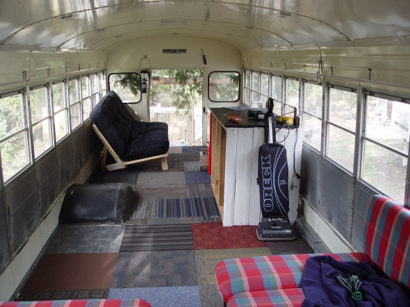 school bus camper